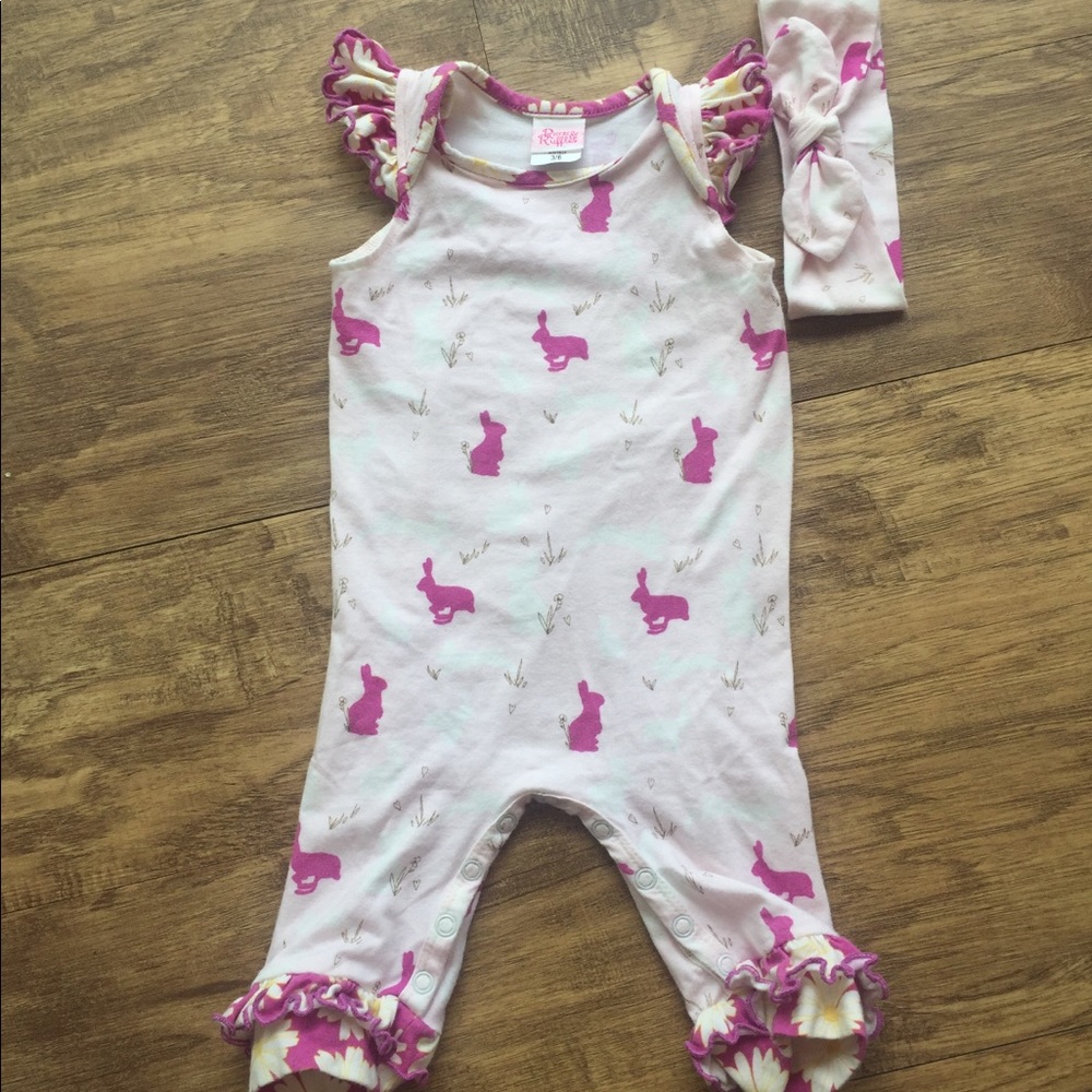 RicRac and Ruffles romper